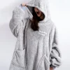 Sweat plaid en polaire Sunday mood