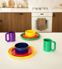 Vaisselle Max, set de 6 assiettes rainbow - Heller