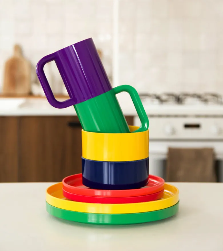 Vaisselle Max, set de 6 mugs rainbow - Heller