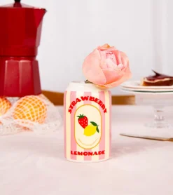 Vase canette strawberry lemonade
