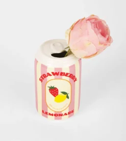Vase canette strawberry lemonade