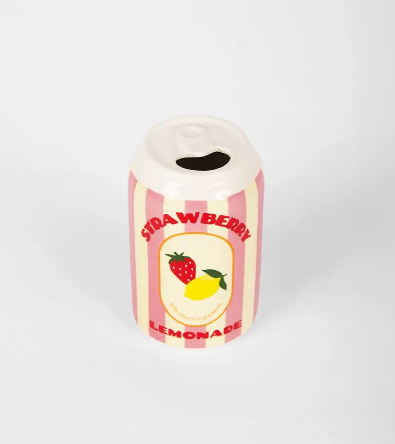 Vase canette strawberry lemonade