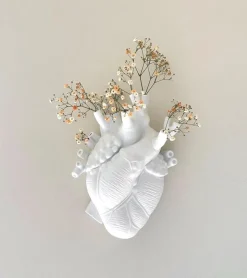 Vase coeur Love in Bloom en porcelaine