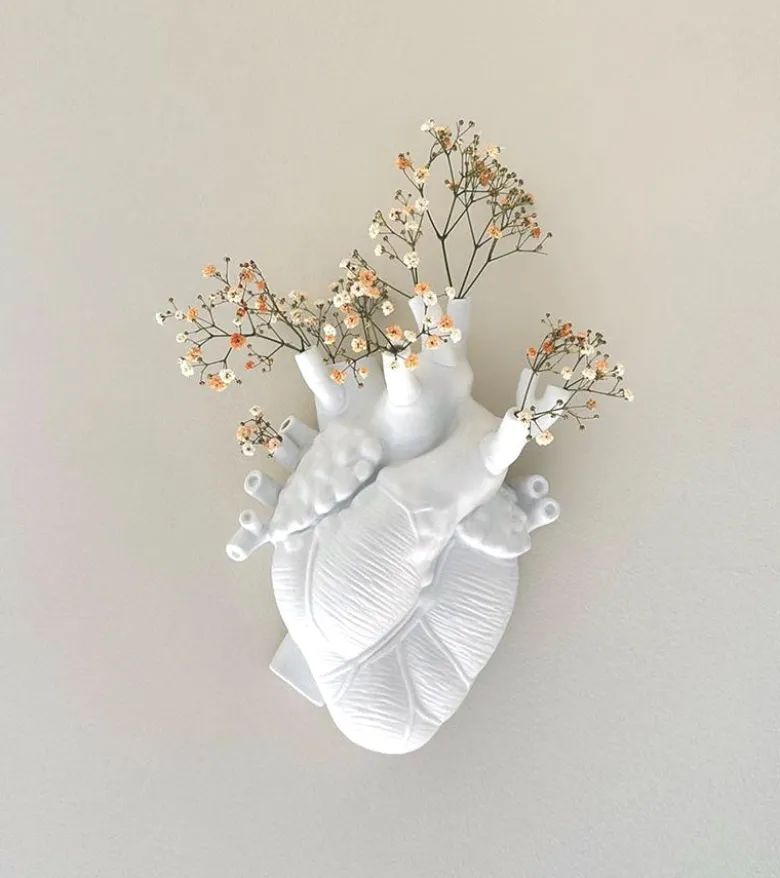 Vase coeur Love in Bloom en porcelaine