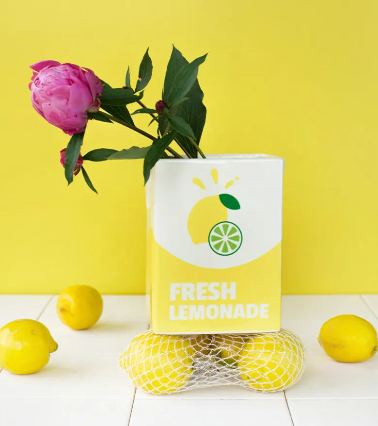 Vase fresh limonade