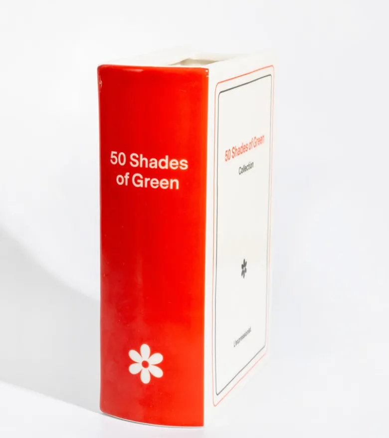 Vase livre "50 shades of green"