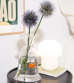 Vase poisson rouge