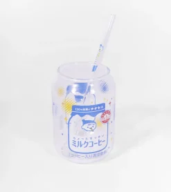 Verre Kawaii Rétro “Milk Cup” + Paille