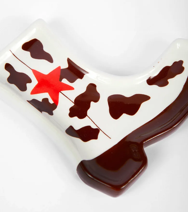 Vide-poche santiag vache