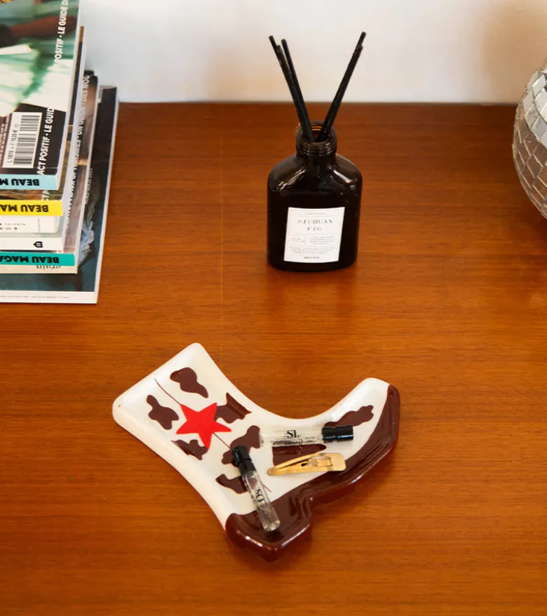 Vide-poche santiag vache
