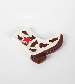 Vide-poche santiag vache